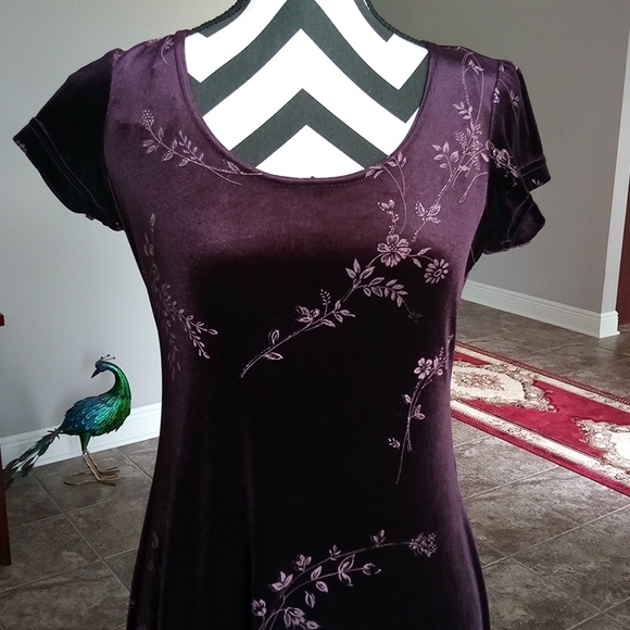 DJ& Co. Purple Sz 6 Small Dress - Picture 3 of 6